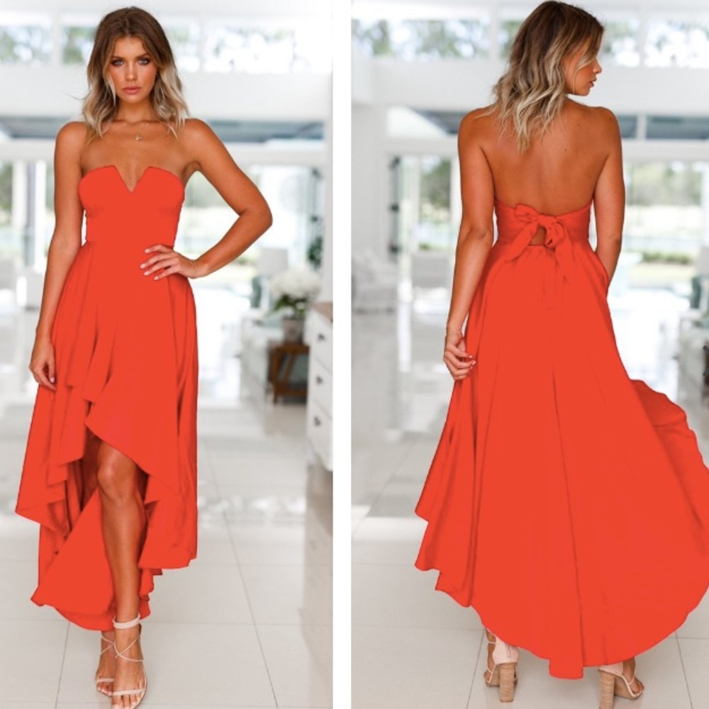 Stunning red maxi dress, BRAND NEW